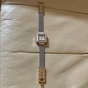 Ladies Enamel and two tone Women's Watch- Works great